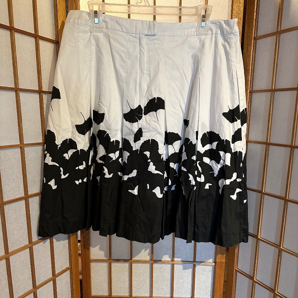 Pure Alfred Sung Ginko White Skirt